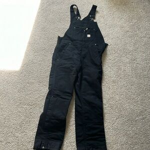 Carhartt Relaxed Fit Washed Duck Insulated Bib Overall